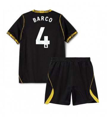 Chelsea Valentin Barco #4 Udebanetrøje Børn 2026-27 Kortærmet (+ Korte bukser)